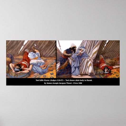 Yael Slays Sisera #4 – ジャッジ5:26-27 ポスター (正面)