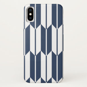Yagasuri [indigo] - Japanese Traditional Pattern iPhone X ケース