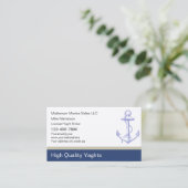 Yaght Broker名刺 名刺 (スタンド正面)