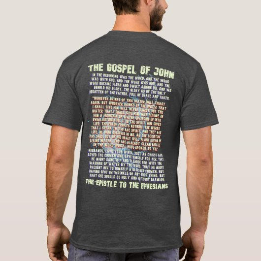 YAHの言葉によって浄化される Tシャツ (裏面)