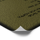 Yahの10語 ポスター (角)