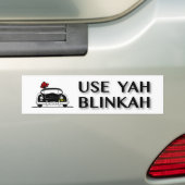 Yah Blinkahを使用して下さい バンパーステッカー (車上)