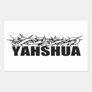 Yahshua 長方形シール
