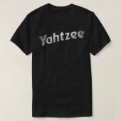 Yahtzeeホワイトクラシック動揺してロゴプレミアム Tシャツ (デザイン正面)