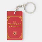 Yahtzee宣言キーチェーン キーホルダー (裏面)
