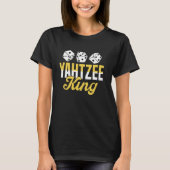 Yahtzee King Dice Game Tシャツ (正面)