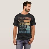 Yahuah Yahshuaはヘブライ語Tシャツで名前を挙げた Tシャツ (正面フル)