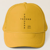 Yahuah Yahusha cap キャップ (正面)