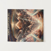 YAHWEHの山 タペストリー (正面(横))