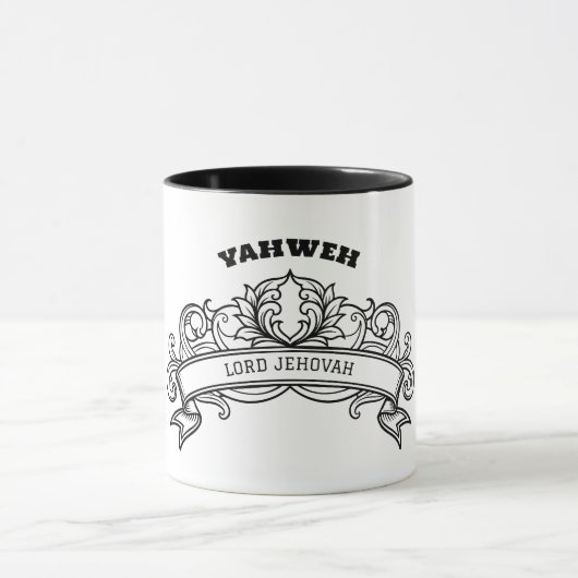 Yahweh Ornate Mug マグカップ (中央)