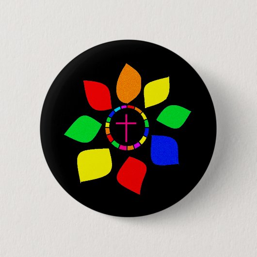 YAHWEH SHAMMAH 缶バッジ (正面)