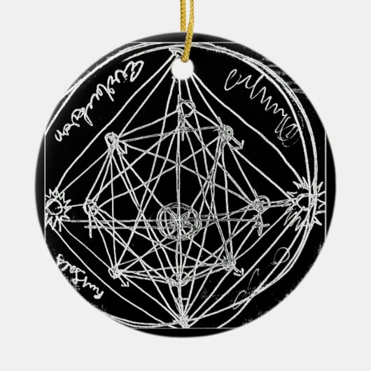 yaieのalchemical変移の芸術 セラミックオーナメント (正面)