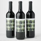 yaieスカル666キーチェーン ワインラベル (ボトル)