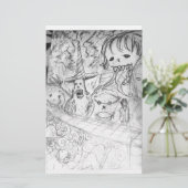 yaieモンスターマンガ 便箋 (スタンド正面)