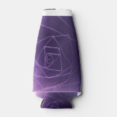 Yaie抽象芸術アートパープルスピリチュアルカラークール ボトルクーラー (正面)