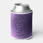 Yaie抽象芸術アートパープルスピリチュアル色 缶クーラー (缶正面)