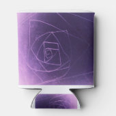 Yaie抽象芸術アートパープルスピリチュアル色 缶クーラー (裏面)