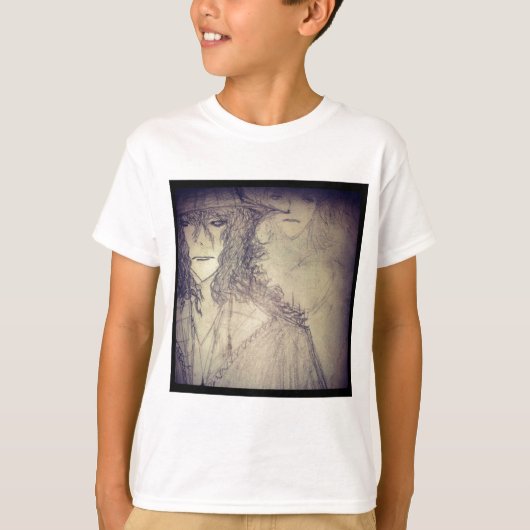 yaie witch 888パワーアニメマンガスケッチ tシャツ (正面)