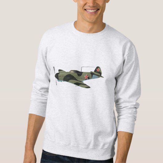 Yak-1ソ連第2次世界大戦戦闘機 スウェットシャツ (正面)