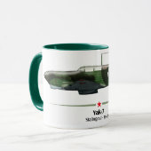 Yak-7 Russia - Stalingrad Battle - 1942 マグカップ (正面左)