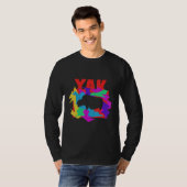 Yak Animal Mosaik Puzzle Tシャツ (正面フル)