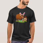 Yak Easter Egg Hunting Bunny Yak Easter Sunday  Tシャツ (正面)