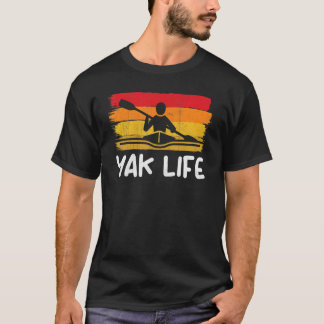 Yak Lifestyle  Canoeing Kayaking Water Sport Tシャツ