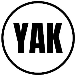YAK - Yakutat Classic Round Sticker ラウンドシール