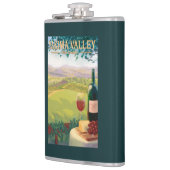 Yakimaの谷、WashingtonWineの国 フラスク (左)