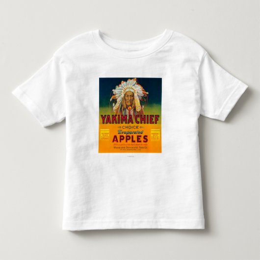 Yakima主なAppleのラベル- Yakima、WA トドラーTシャツ (正面)