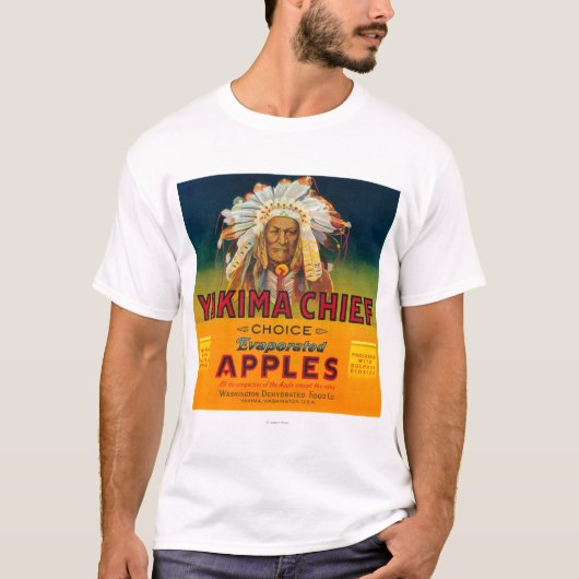 Yakima主なAppleのラベル- Yakima、WA Tシャツ (正面)