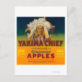 Yakima Chief Apple Label - Yakima, WA ポストカード (正面)