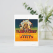 Yakima Chief Apple Label - Yakima, WA ポストカード (スタンド正面)