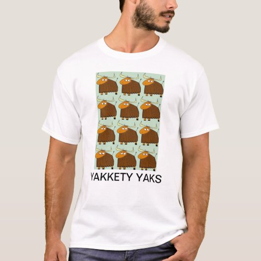 Yakketyのヤク Tシャツ (正面)