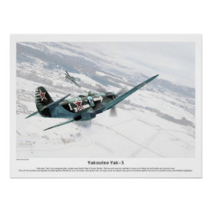 Yakovlev Yak-3 ポスター