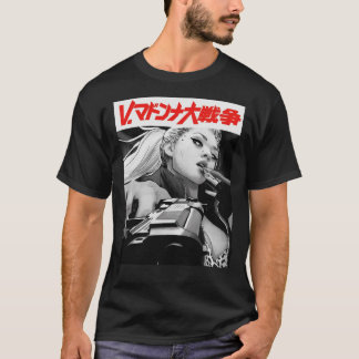Yakuza Japanese Cyberpunk Girl Vaporwave Urban Sty Tシャツ