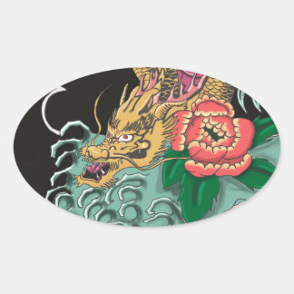 Yakuza Tattoo 楕円形シール