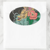 Yakuza Tattoo 楕円形シール (バッグ)