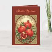 Yalda Pomegranate Winter Solstice Celebration シーズンカード (正面)