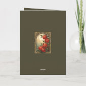 Yalda Pomegranates Winter Solstice Symbolism カード (裏面)