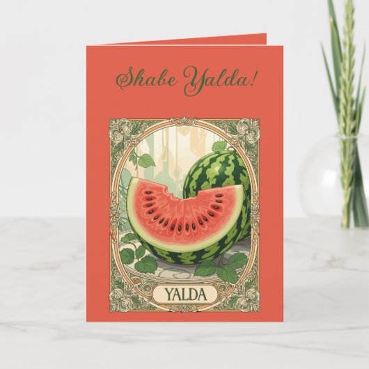 Yalda Watermelon Chelle Night Fruits カード (正面)