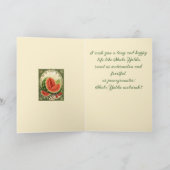 Yalda Watermelon Persian Winter Solstice Symbolism シーズンカード (内部)
