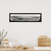 Yale Bowlでのスクリメージフォト1914 ポスター (キッチン)