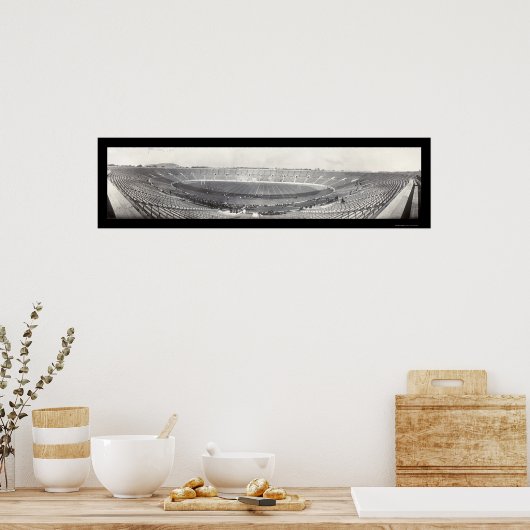 Yale Bowlでのスクリメージフォト1914 ポスター (キッチン)