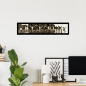 Yale Crew Team & Subs Huge Photo 1910 ポスター (ホームオフィス)