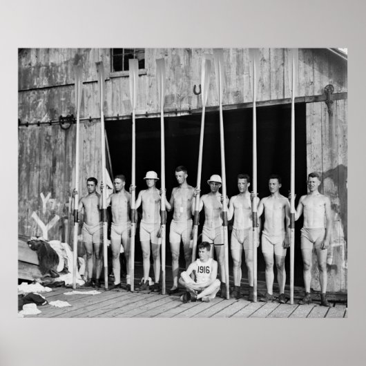 Yale Freshman Crew: 1916 ポスター (正面)