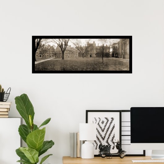 Yale, New Haven CT写真1909 ポスター (ホームオフィス)