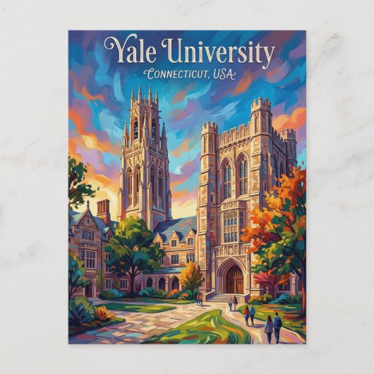 Yale University Connecticut ポストカード (正面)