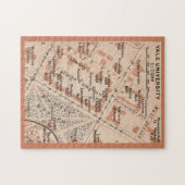 Yale University Map 11x14  ジグソーパズル (横)