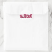 YALITCHATロゴスタンプ ラウンドシール (バッグ)